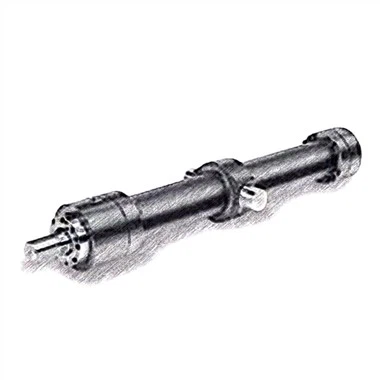 Ikki ta'sirli ichi bo'sh gidravlik silindr